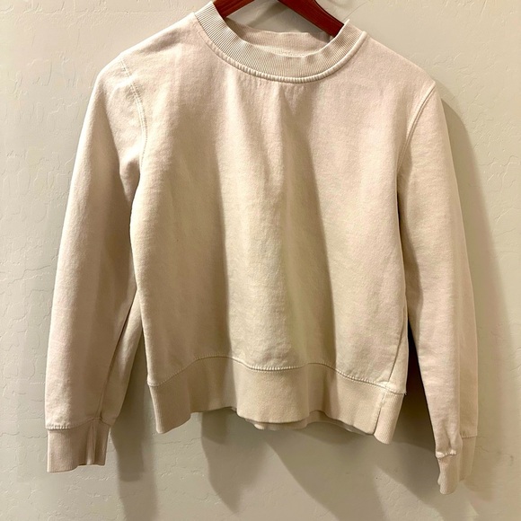 ZARA cream sweatshirt size small - Picture 1 of 5